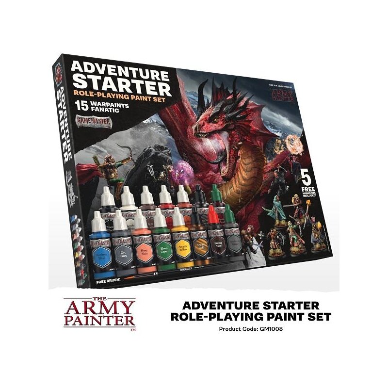 The Army Painter: GameMaster: Adventure Starter Role-playing Paint Set - Warpaints Fanatic