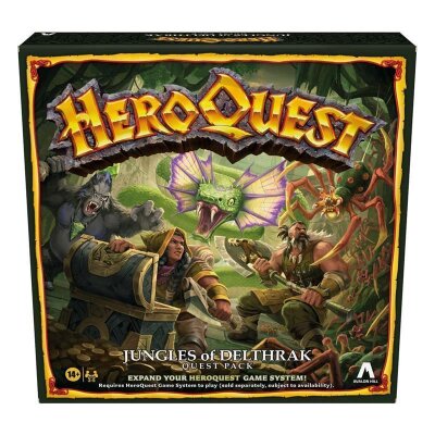 HeroQuest Brettspiel-Erweiterung Der Dschungel von Delthrak Abenteuerpack (EN)
