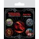 Dungeons & Dragons Ansteck-Buttons 5er-Pack Movie
