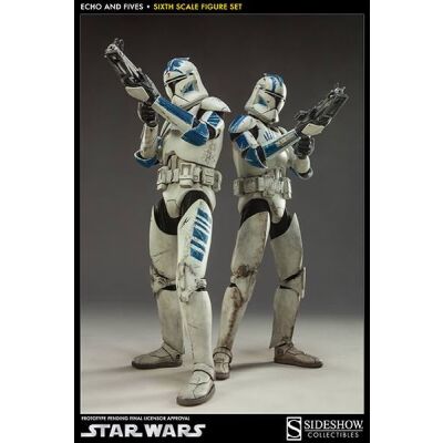 Action Figure - Clone Troopers Echo & Fives 2-Pack 1/6 32...