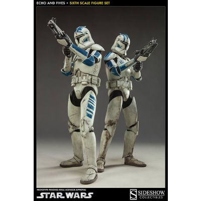 Actionfigur - Clone Troopers Echo & Fives Doppelpack 1/6...