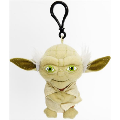 Plüsch Schlüsselanhänger - Yoda mit Sound 10 cm - STAR WARS
