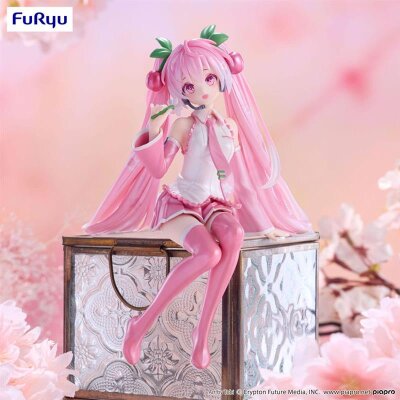 Hatsune Miku Noodle Stopper PVC Statue Sakura Miku 2024...