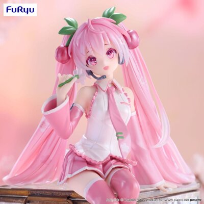 Hatsune Miku Noodle Stopper PVC Statue Sakura Miku 2024...