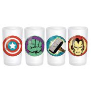 Marvel Comics Shotglass 4-Pack