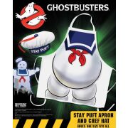 Ghostbusters Kochschürze mit Kochmütze Stay Puft